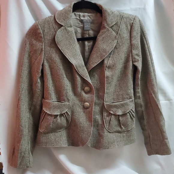 Ann Taylor Jackets & Coats Ann Taylor Petite Gray Jacket Size Op